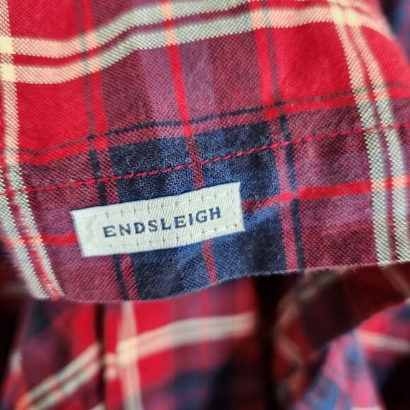 Barbour Vintage Mens Tailored Fit Endsleigh Highland Check LS Flannel Shirt XL - Picture 5 of 8